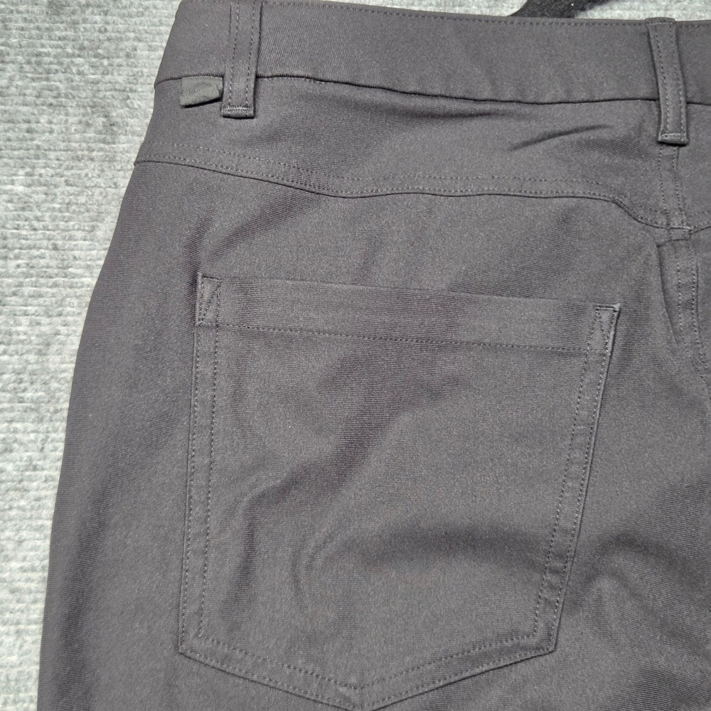 Lululemon Commission Pant Classic 32 Black Charcoal LM5AQMT.0 Mens Pants 32x32 - Picture 15 of 16